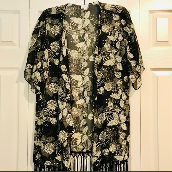 💕Lularoe Floral Monroe - Picture 3 of 8